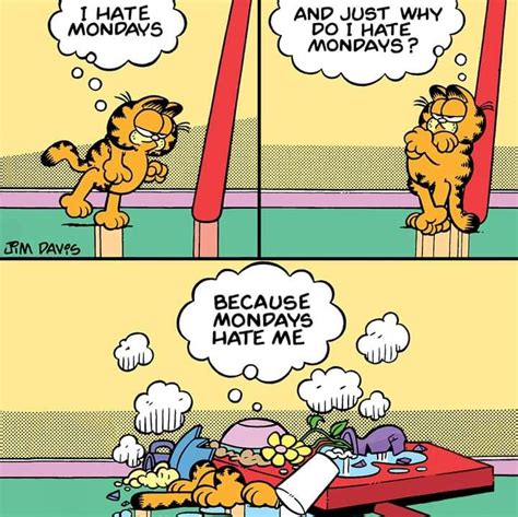 Why Does Garfield Hate Mondays