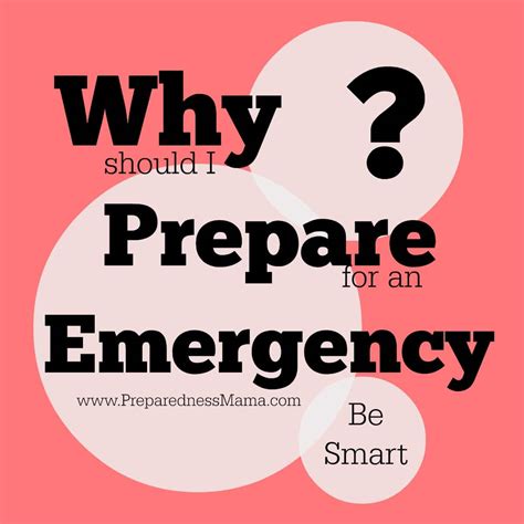 Why Should I Prepare For An Emergency Preparedness Mama