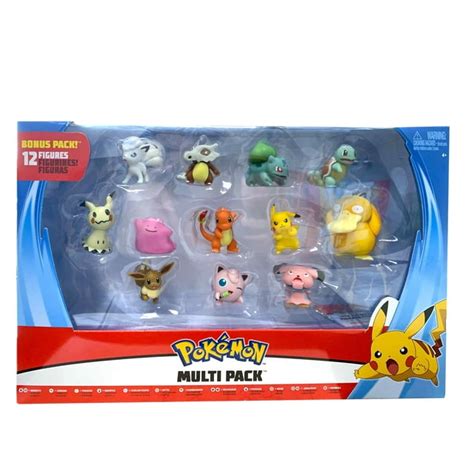 Wicked Cool Pokemon Battle Action Figure Mutli Pack 12 Figures Walmart Com