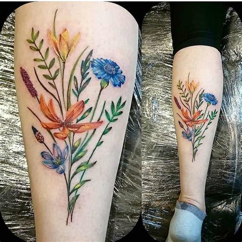 7 Wildflower Tattoo Designs to Inspire Your Next Ink