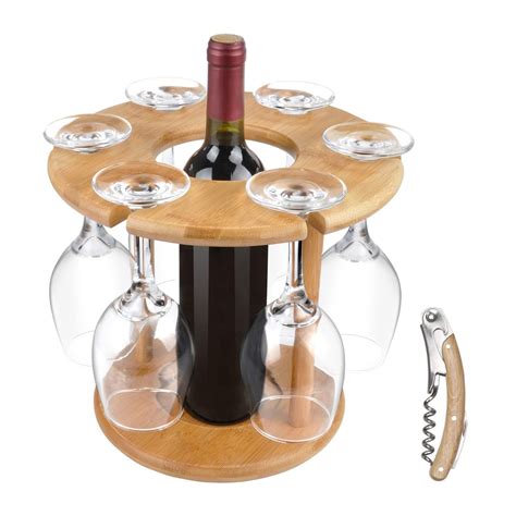 Wine Glass Drying Rack And Bottle Holder Easy To Use Kitchen