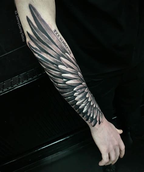 Wing Tattoo Forearm