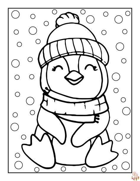 10 Free Winter Coloring Page Printables to Enjoy