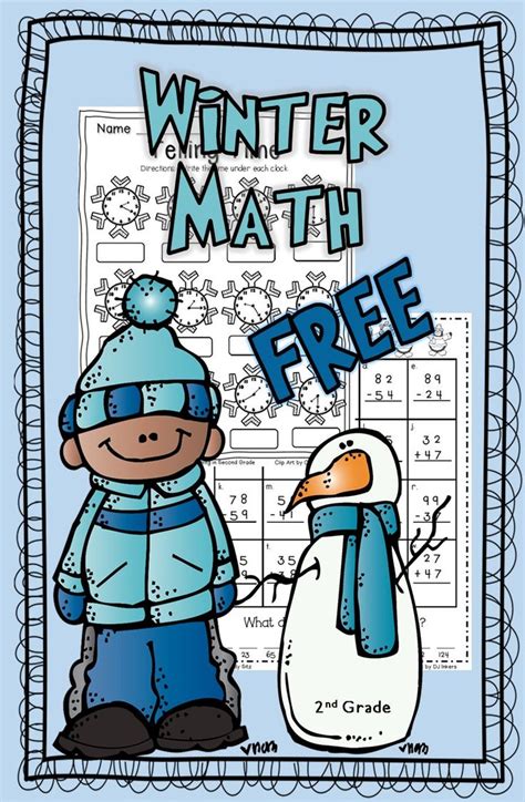 Winter Math Worksheets Second Grade Teaching Blog