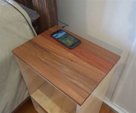 Wireless Charging Bedside Table 4 Steps With Pictures Instructables