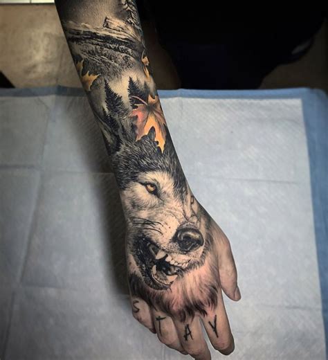 5 Meaningful Wolf Hand Tattoo Ideas