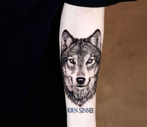 Wolf Head Tattoo By Tattooist Yeono Photo 30921