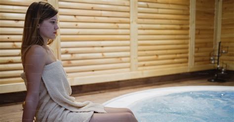 Woman Enjoying Hot Tub Relaxation At Spa Resort Photo Hot Tub Image On Unsplash