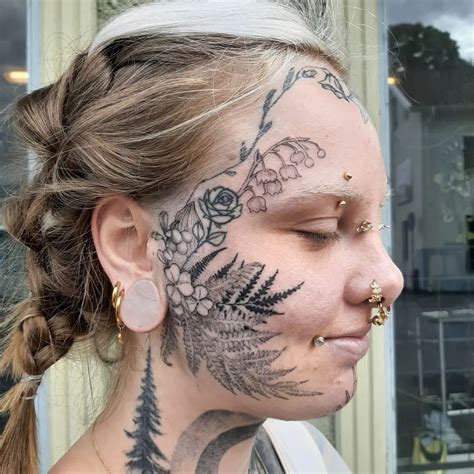 Woman's Face Tattoo Trends and Cultural Significance Revealed