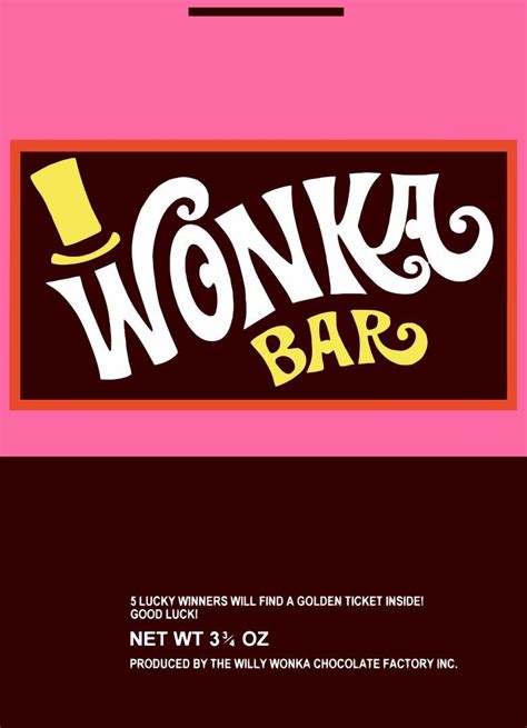 7 Ways to Get a Wonka Bar Printable