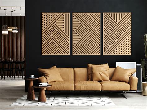 Wood Wall Art Geometric Wood Art Geometric Wall Art Etsy In 2020 Wood Slat Wall Wood Wall