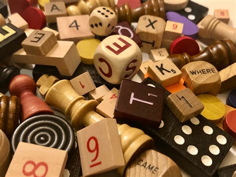 Wooden Board Game Pieces