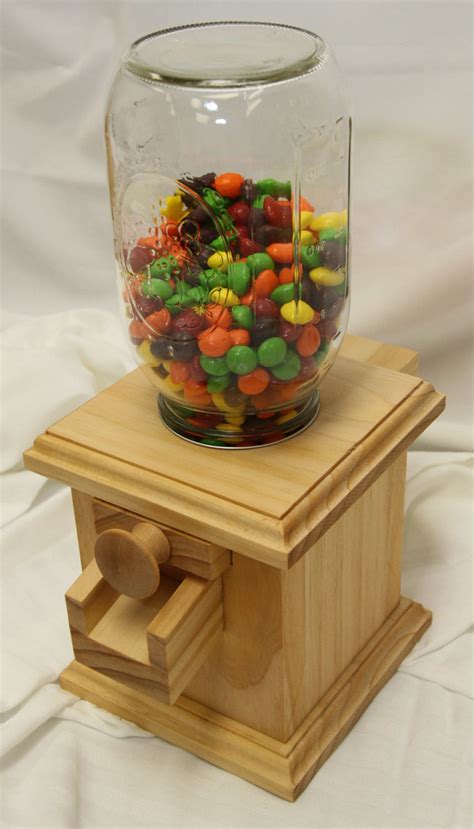 Wooden Candy Dispenser