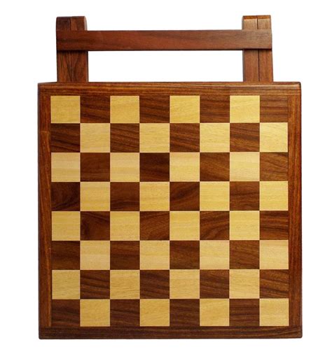 Wooden Folding Chess Table 12 Inch Chess Pieces Folding Game Etsy