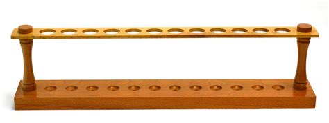 Wooden Test Tube Rack Accommodates 12 Tubes Up To 22Mm 17 Wide