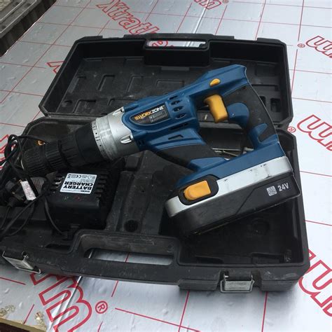 Work Zone Aldi 24V Cordless Hammer Drill In Barnsley For 15 00 For Sale Shpock