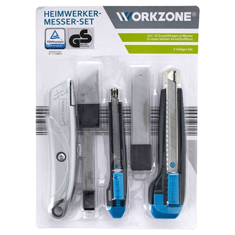 Workzone Heimwerker Messer Set 3Er Set Aldi S D