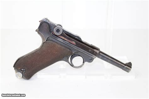 World War Ii Nazi German P 08 Luger Pistol