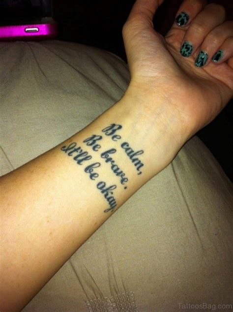 Wrist Tattoo Quote Wristtattoo Tattoos And Piercings Tatoo Quote