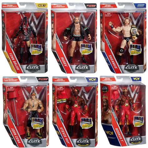 Wwe Elite 46 Complete Set Of 6 Wwe Toy Wrestling Action Figures