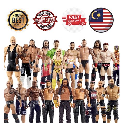 Wwe Figure Mattel Wrestling Figure Shopee Singapore