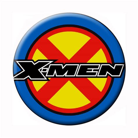 X Men Logo Button Men Logo X Men Xmen Logo