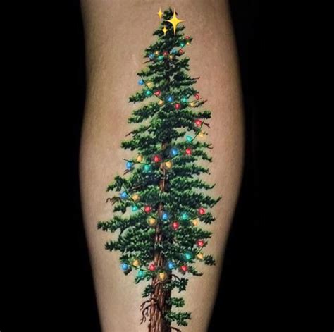 Xmas Tree Tattoo Printable Calendars At A Glance