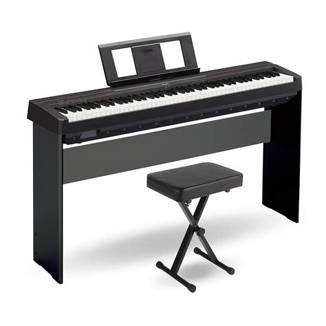 Yamaha P45 Digital Piano Black Inc Stand Bench And Headphones At