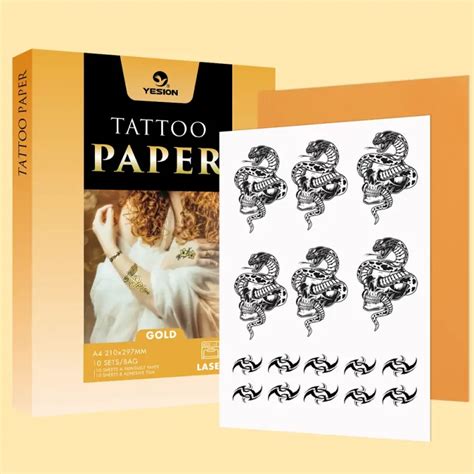 Yesion Printable Tattoo Paper Tattoo Paper Temporary Tattoo Paper