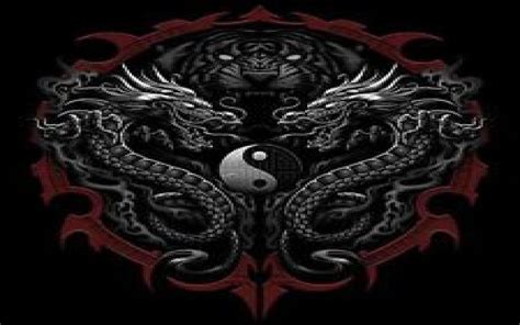 Yin Yang Dragon Wallpaper