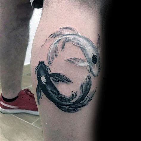 Yin Yang Koi Fish Tattoo Ying Yang Tattoo Yin Yang Tattoos Tattoos