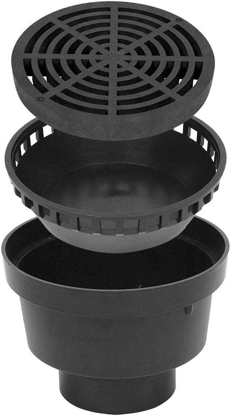 Ykwq Storm Drain Kit 12 Round Catch Basin Perfect For Garage Floor