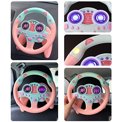 Yl2sc Children S Driving Simulator Baby Steering Wheel With Lighting