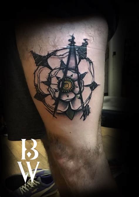 Yorkshire Rose Tattoo Sketch Tattoo By Beth Wilde Wilde Ink