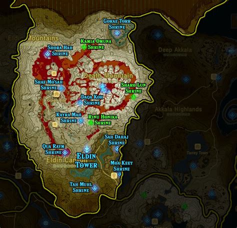 Zelda Breath Of The Wild Shrine Maps And Locations Polygon Breath