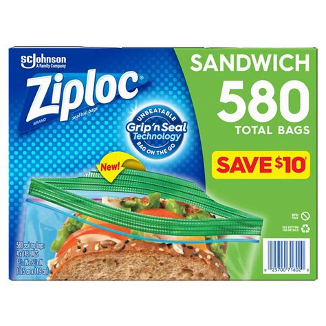 Ziploc Sandwich Bags